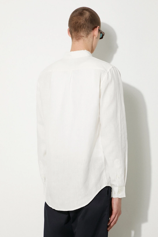 Clothing Samsoe Samsoe linen shirt M22200048 white