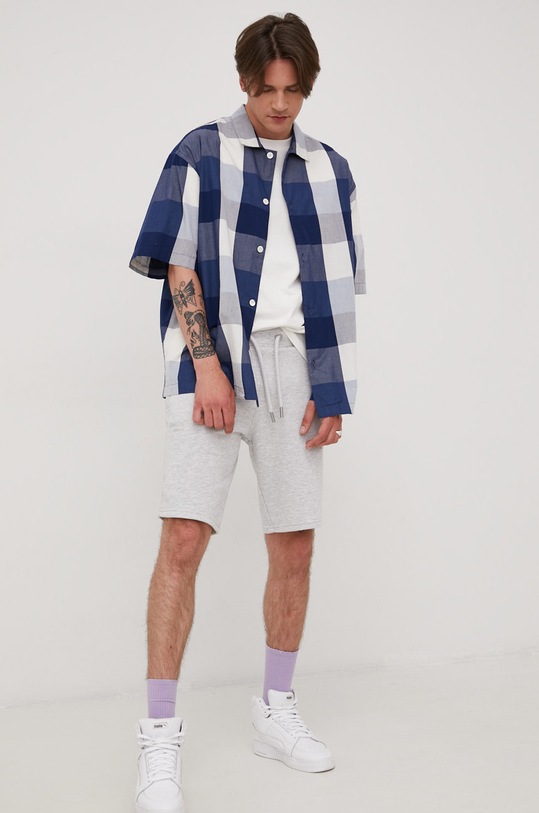 Odzież Levi's koszula bawełniana A1921.0008 niebieski