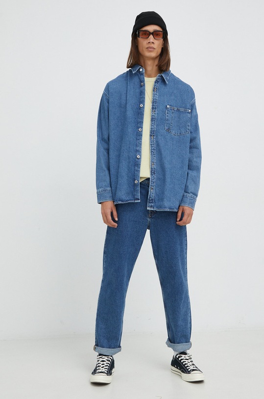 Levi's koszula jeansowa A3404.0000 niebieski AW22