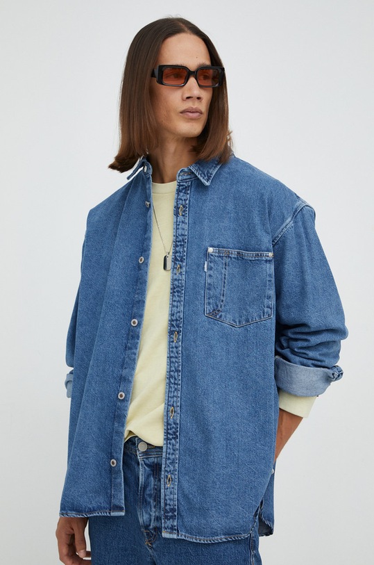 Levi's koszula jeansowa niebieski A3404.0000
