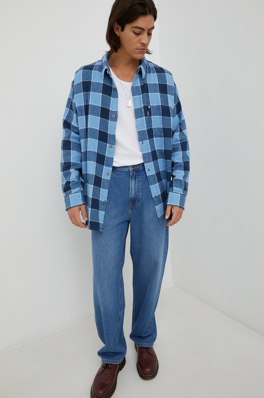 Îmbrăcăminte Levi's camasa din bumbac A3404.0006 albastru