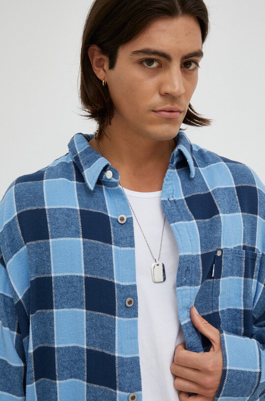 Levi's koszula bawełniana A3404.0006 niebieski