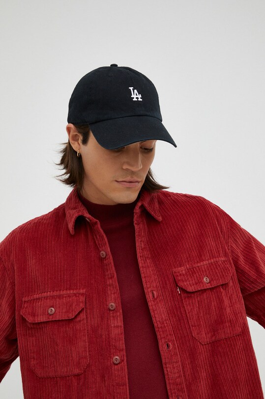 Levi's koszula sztruksowa bawełna bordowy 19573.0169