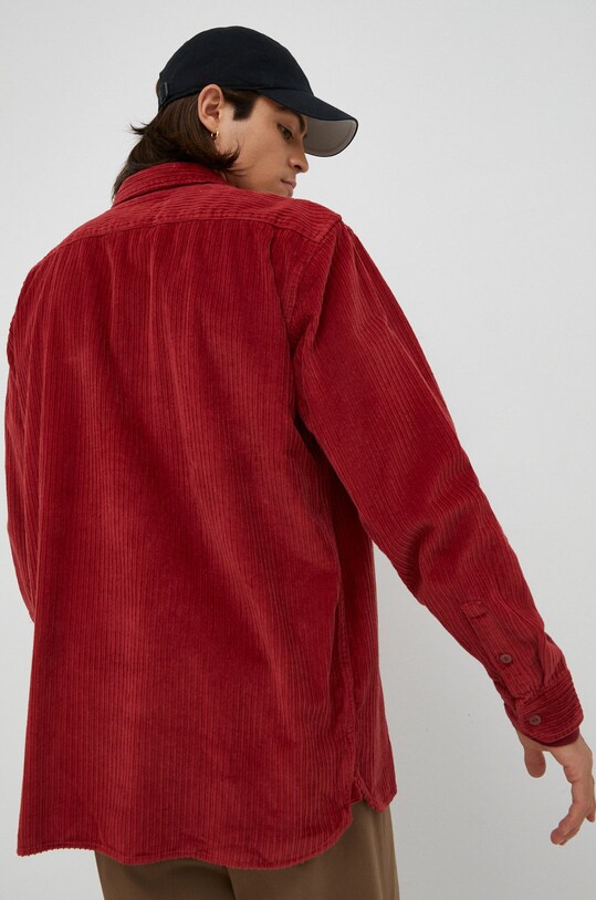 Levi's camicia in velluto a coste granata 19573.0169