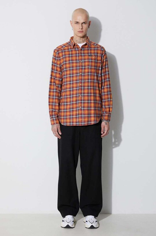 Columbia shirt Cornell Woods Flannel LS 1617951 orange AW24