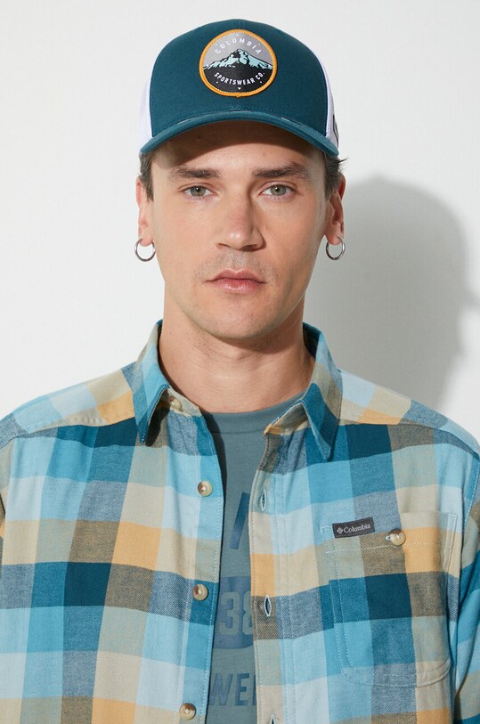 Columbia shirt Cornell Woods Flannel LS 1617951 turquoise