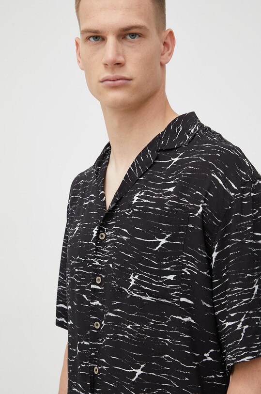 Quiksilver camicia x Stranger Things regolare nero EQYWT04455