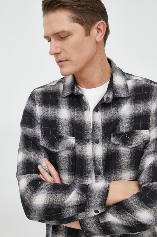 Pepe Jeans koszula bawełniana Frederick czarny PM307660.999
