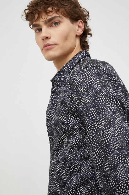 Drykorn camicia in cotone 47188.152137 blu navy AW22