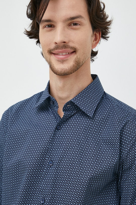 BOSS koszula wzorzyste granatowy 50478620
