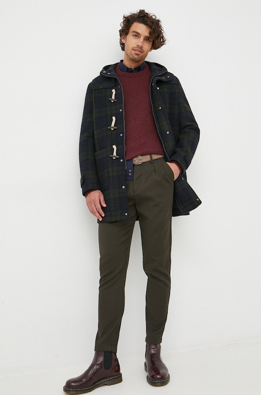 Одежда Рубашка Sisley 5CNX5QL19.016.. тёмно-синий