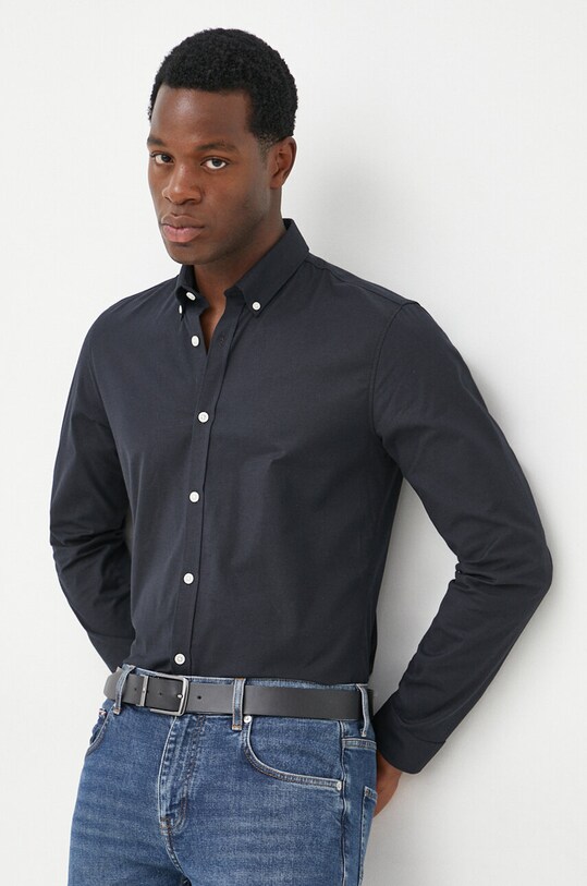Рубашка Lindbergh casual тёмно-синий 30.203174.BLACK