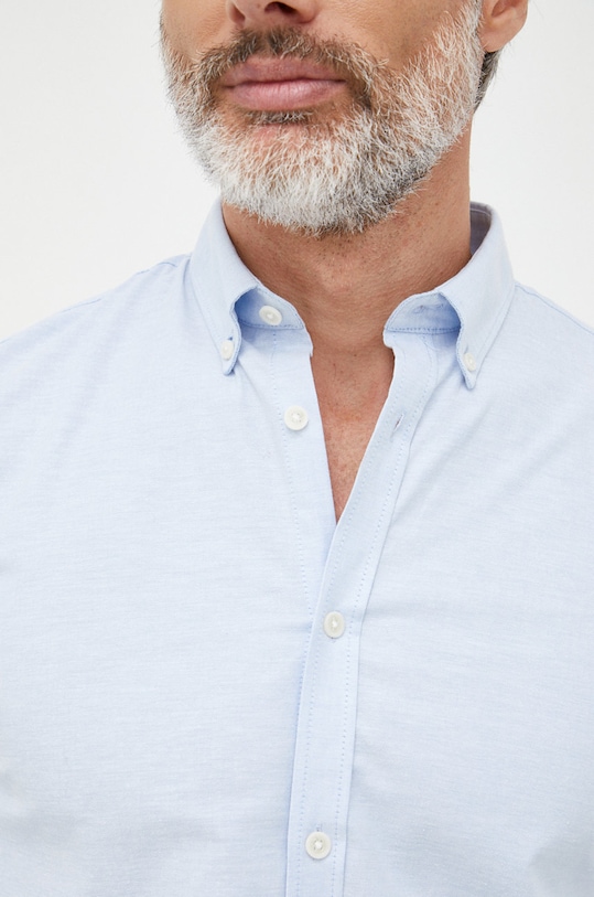 Lindbergh koszula 30.203174.LTBLUEMIX niebieski AW22