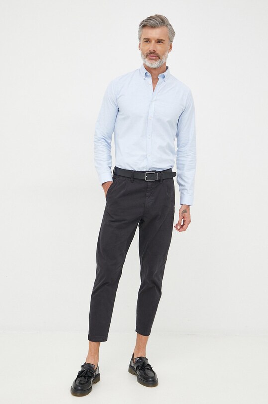 Odzież Lindbergh koszula 30.203174.LTBLUEMIX niebieski