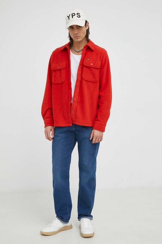 Odzież Deus Ex Machina koszula DMF225330 czerwony