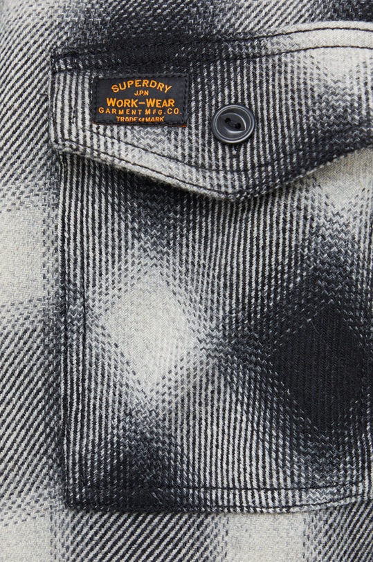 Риза с вълна Superdry M4010548A.7VC черен