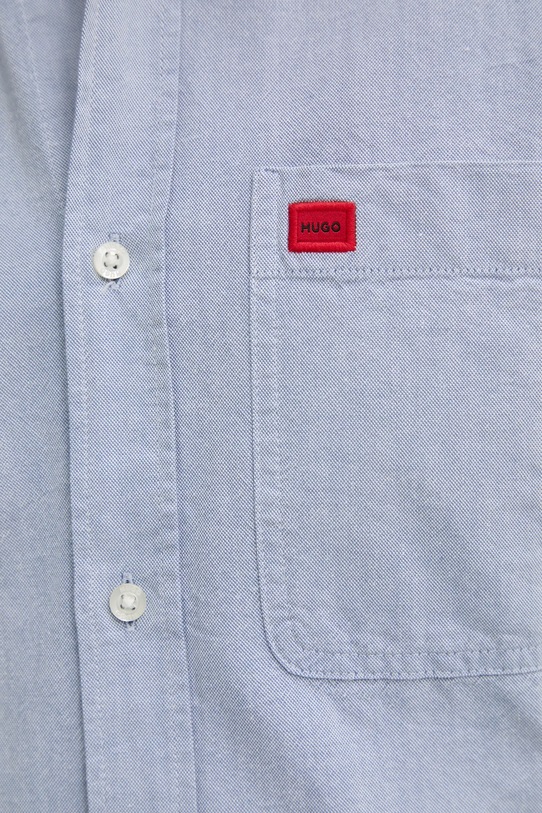 Bavlněná košile HUGO 50479302 modrá