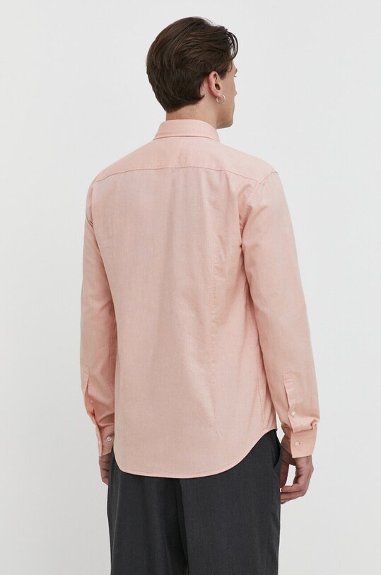 HUGO koszula bawełniana pomarańczowy 50479302