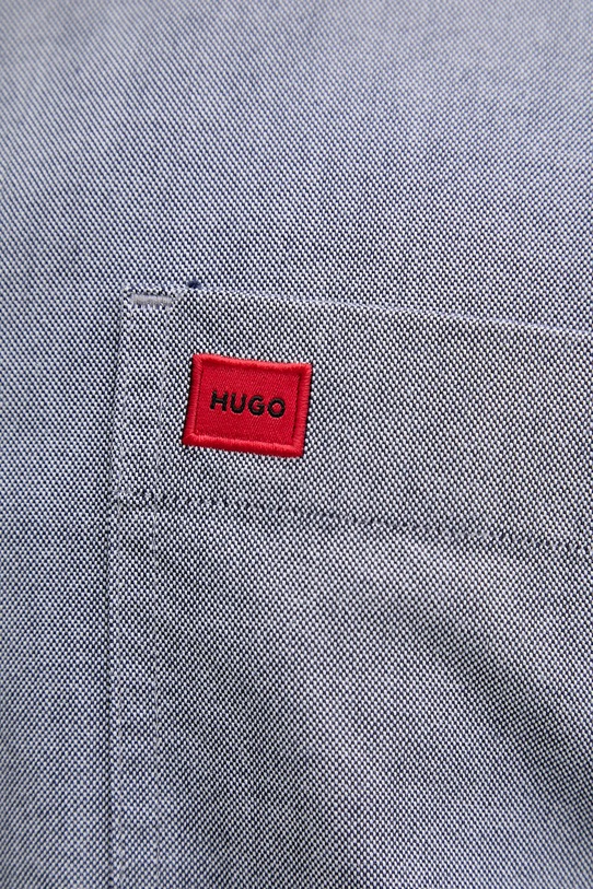 HUGO koszula bawełniana 50479302 granatowy