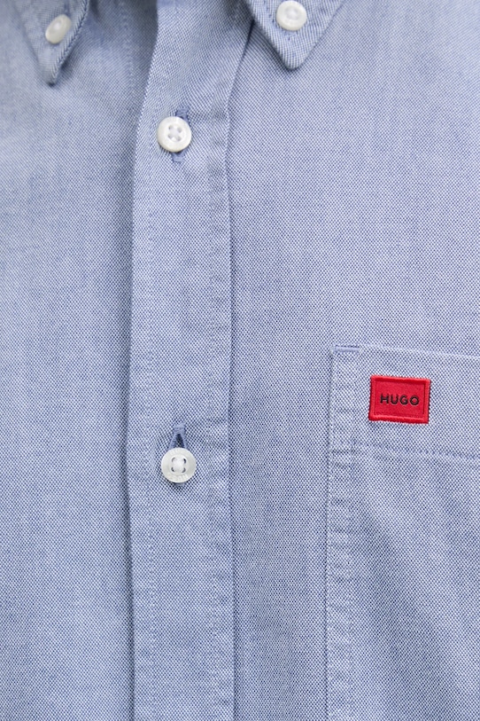 Bavlněná košile HUGO 50479302 modrá