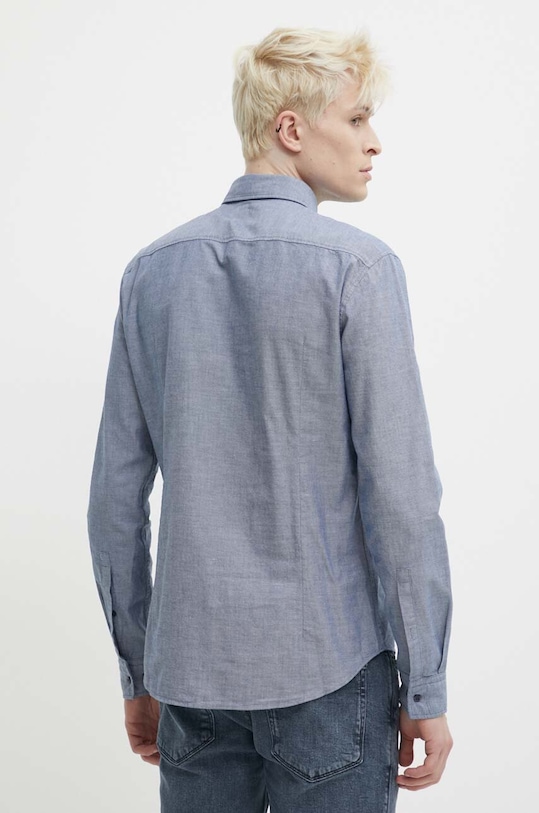Одяг Бавовняна сорочка HUGO 50479302 блакитний