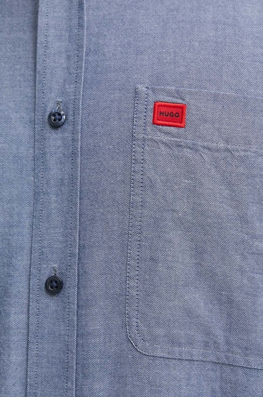 Бавовняна сорочка HUGO 50479302 блакитний