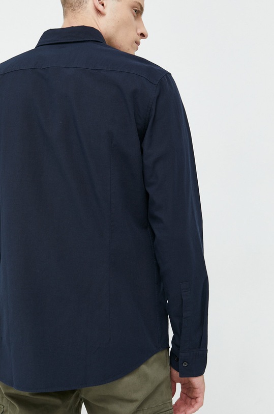 Odzież HUGO koszula bawełniana Evito 50479302 granatowy
