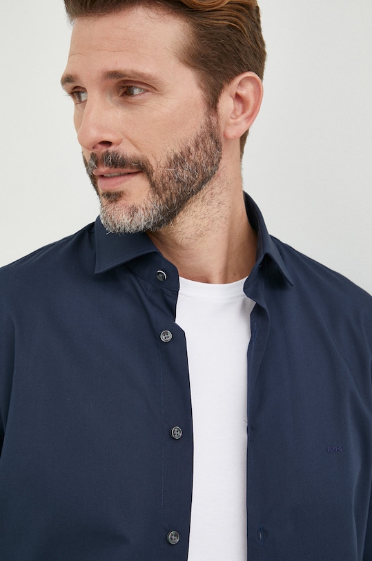 Πουκάμισο Michael Kors slim σκούρο μπλε MD0MD90425