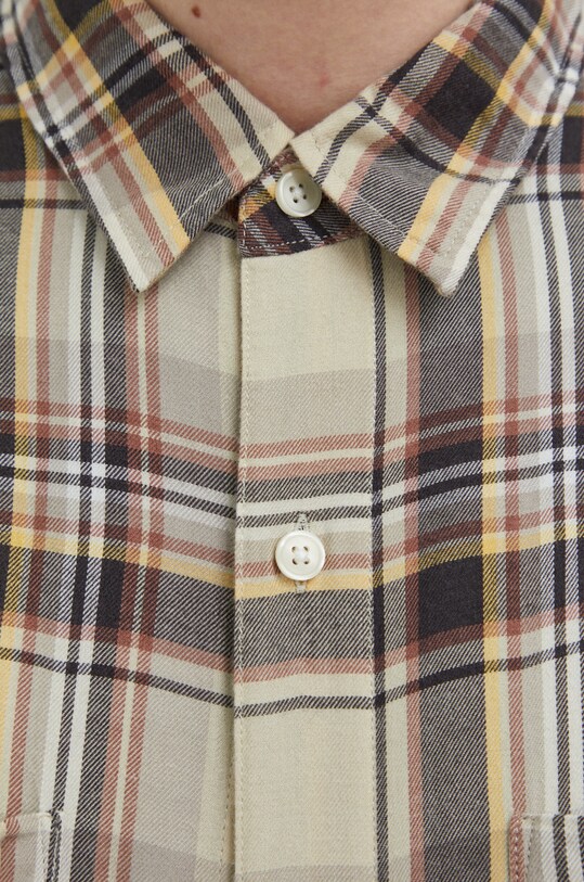 Πουκάμισο Abercrombie & Fitch KI125.2035.418 καφέ AW22