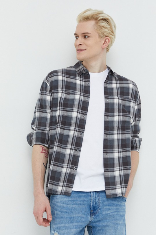 Риза Abercrombie & Fitch каре сив KI125.2035.908