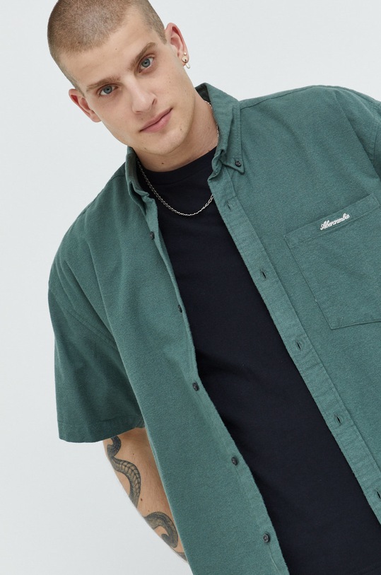 Košile Abercrombie & Fitch KI125.2228.300 zelená