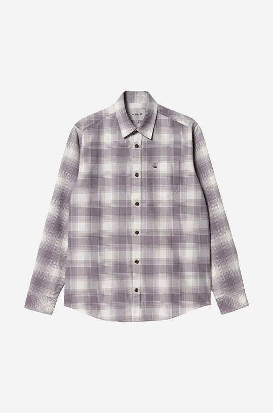 Carhartt WIP cotton shirt Deaver Shirt violet I030625
