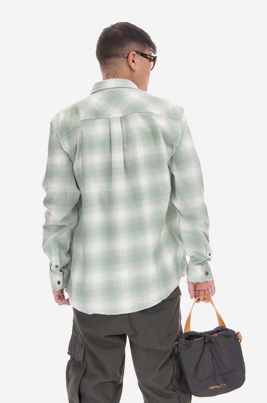 Clothing Carhartt WIP cotton shirt Deaver Shirt I030625 green