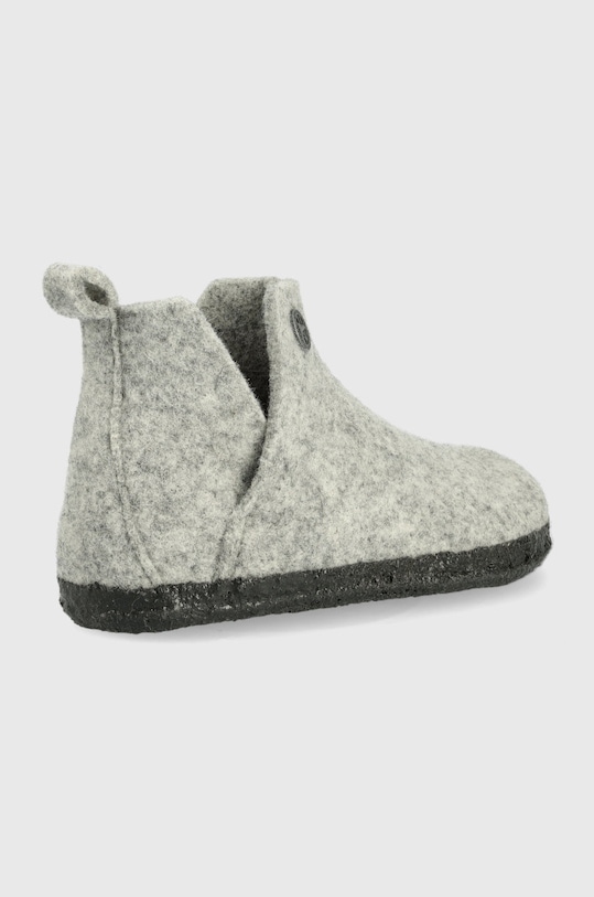 Birkenstock kapcie wełniane dziecięce 1017919 szary AW22