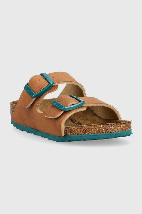 Birkenstock klapki dziecięce 1023432 brązowy AW22