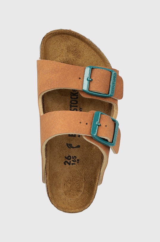 Birkenstock klapki dziecięce brązowy 1023432