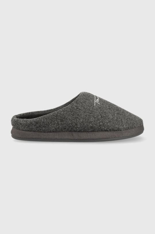Tommy Hilfiger papuci de casa Home Slipper Felt gri FW0FW06715.PTY