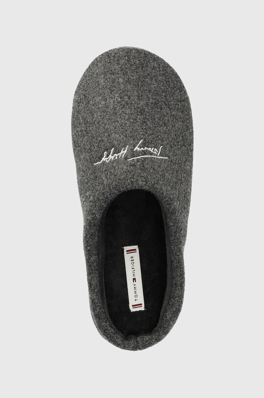 Kućne papuče Tommy Hilfiger Home Slipper Felt siva FW0FW06715.PTY