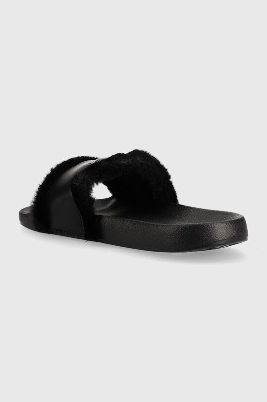 Παπούτσια Παντόφλες Calvin Klein Jeans Slide W/fake Fur YW0YW00754.BDS μαύρο