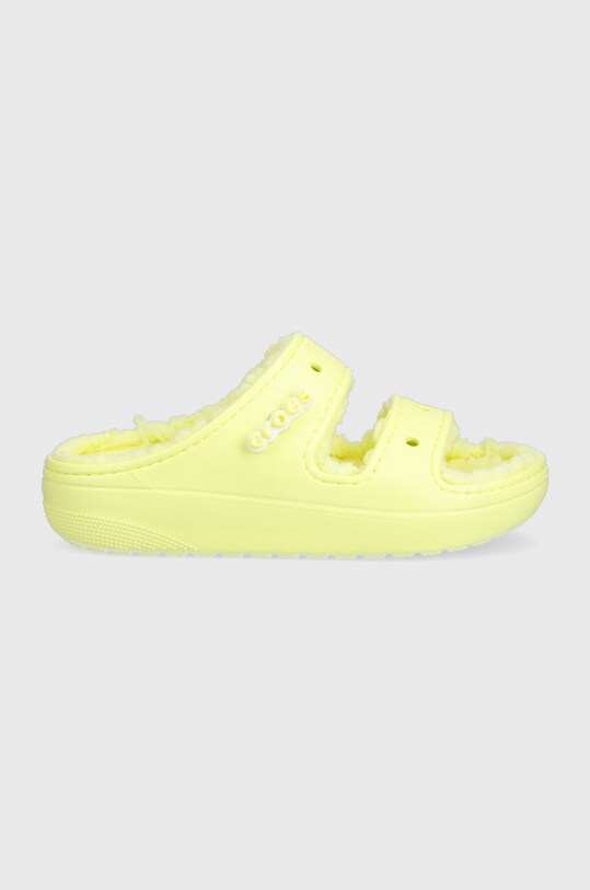 Crocs klapki Classic Cozzzy Sandal pozostałe żółty 207446.75U.D