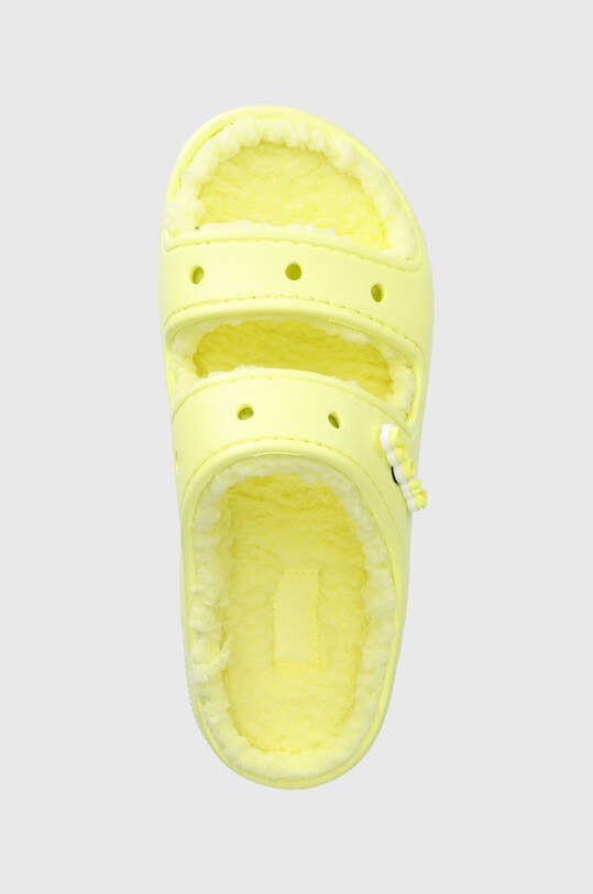 Crocs klapki Classic Cozzzy Sandal żółty 207446.75U.D
