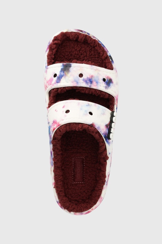 Crocs klapki Classic Cozzzy Tie Dye Sandal multicolor 208118.6TS.D