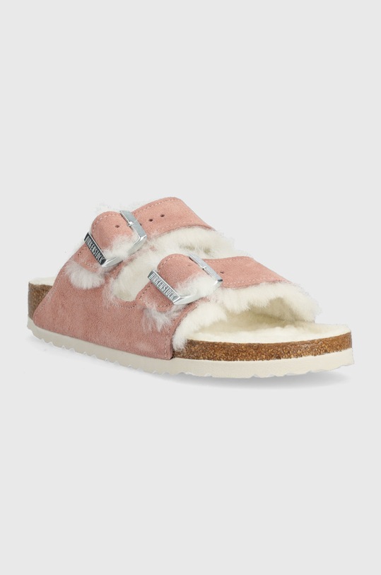 Copati iz semiša Birkenstock Arizona 1023258.PNK roza AW22