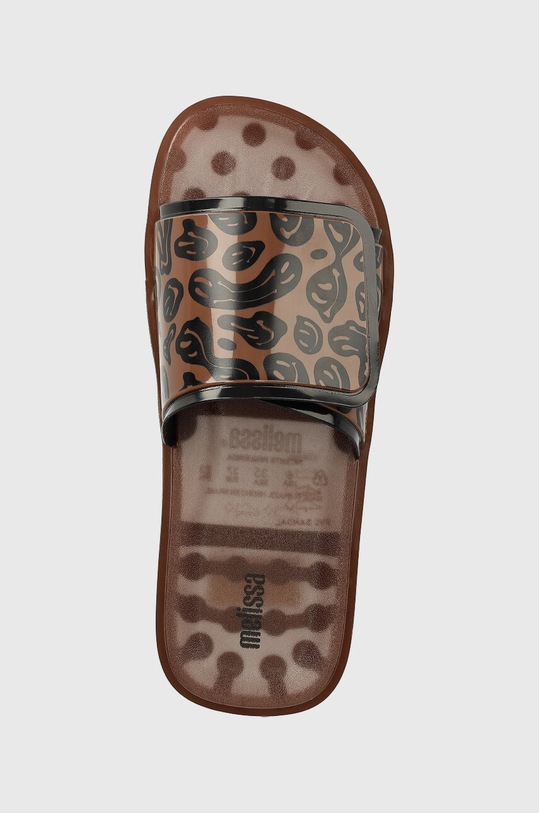 Παντόφλες Melissa Groovy Ad καφέ M.33583.AB312