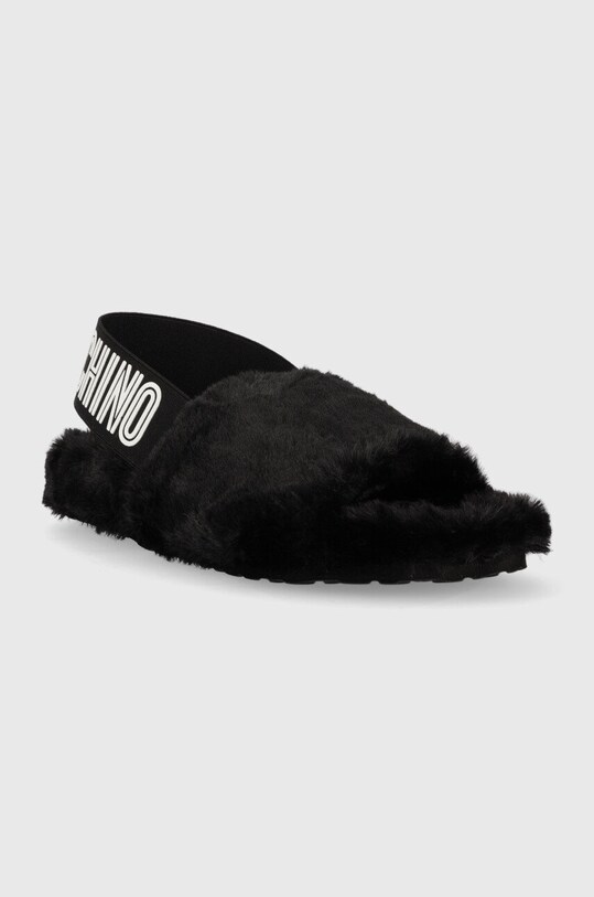 Love Moschino kapcie JA16013H1FIX0000 czarny AW22