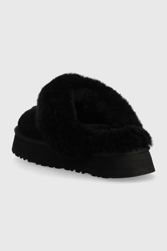 Încălțăminte UGG papuci din piele Disquette 1122550.BLK negru