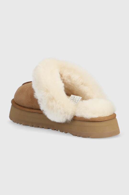 Obuwie UGG kapcie zamszowe 1122550.CHE brązowy