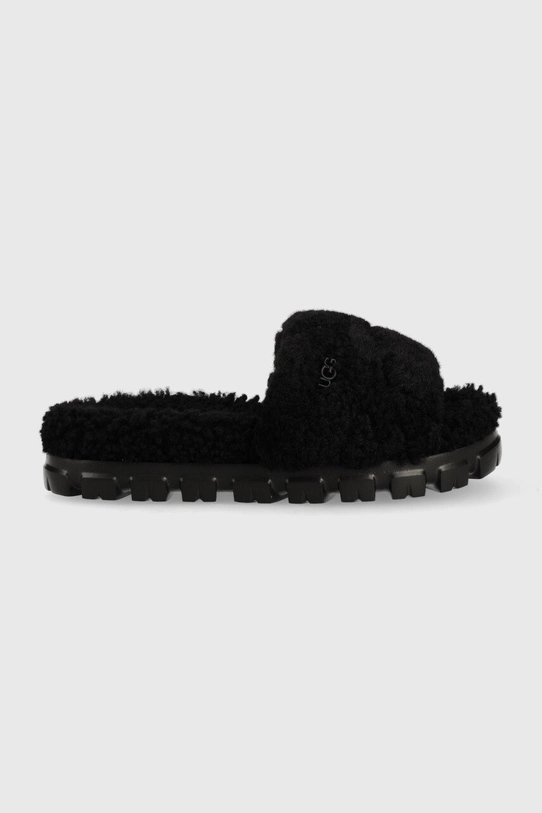 Μάλλινες παντόφλες UGG W Cozetta Curly loungewear μαύρο 1130838.BLK