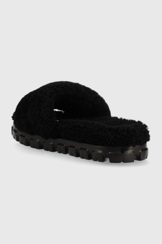 Scarpe UGG pantofole in lana W Cozetta Curly 1130838.BLK nero