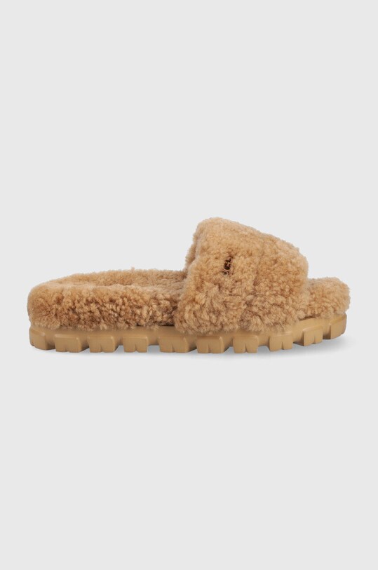Volneni copati UGG W Cozetta Curly loungewear rjava 1130838.CHE